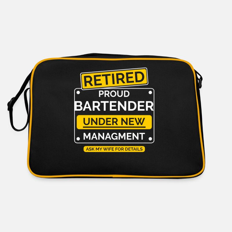 Barkeeper Ruhestand Retro Tasche