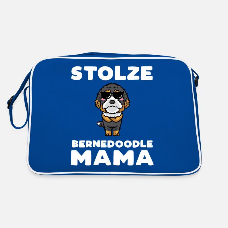 Bernedoodle Mama Retro Tasche