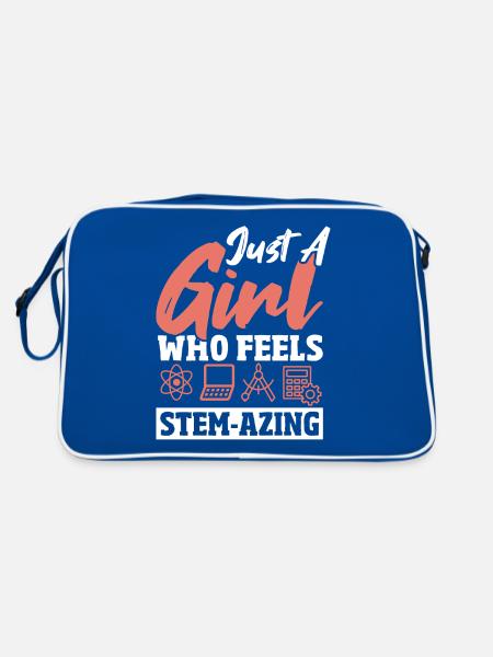 Steminist Science Technologie Droits des femmes - Sac Retro - bleu/blanc - Dos