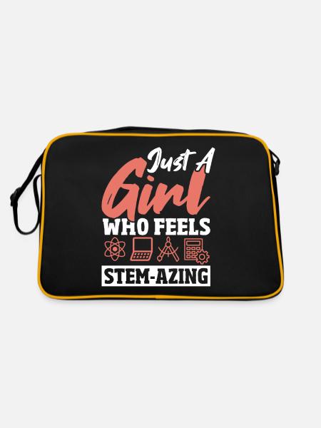 Steminist Science Technologie Droits des femmes - Sac Retro - noir/or - Dos