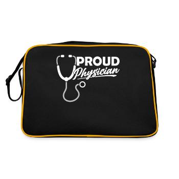 Fier Docteur Médecine Médecin Profession médicale - Sac Retro - noir/or - Dos