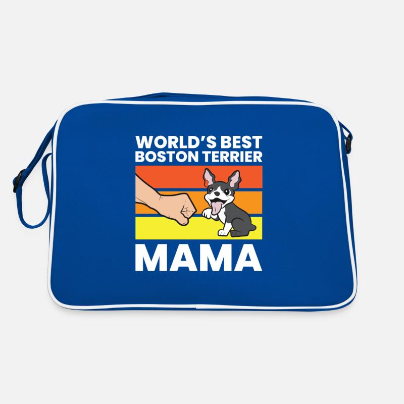 Die weltbeste Boston Terrier Mama Retro Tasche