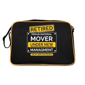 Logistics Retirement Retriement - Retro Bag - black/gold - Back