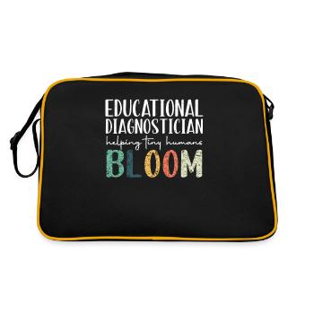 Diagnosticien éducatif classique aidant les - Sac Retro - noir/or - Dos