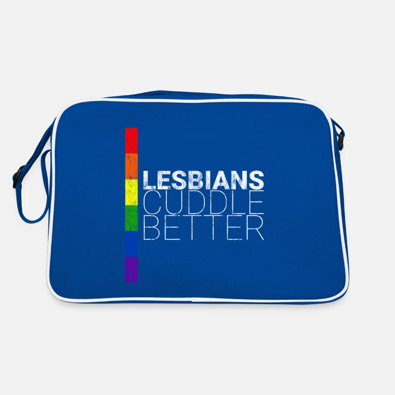 Lesbians Cuddle Better 3 Retro Tasche