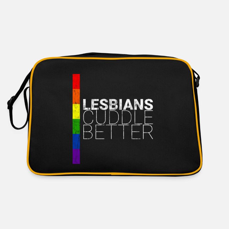Lesbians Cuddle Better 3 Retro Tasche