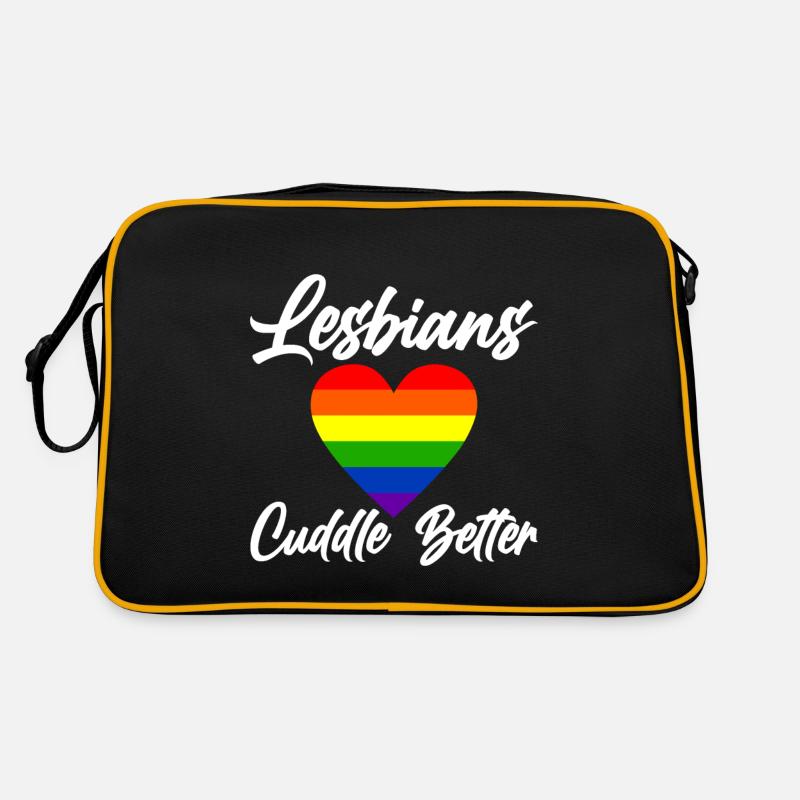 Lesbians Cuddle Better 4 Retro Tasche