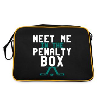 Rencontrez-moi dans le banc de pénalité 4 - Sac Retro - noir/or - Dos
