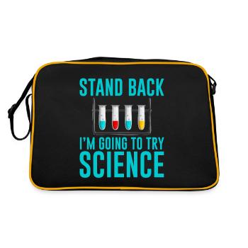 Reculez Je vais essayer Science 2 - Sac Retro - noir/or - Dos