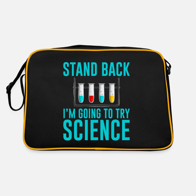 Stand Back I'm Going To Try Science 2 Retro Tasche