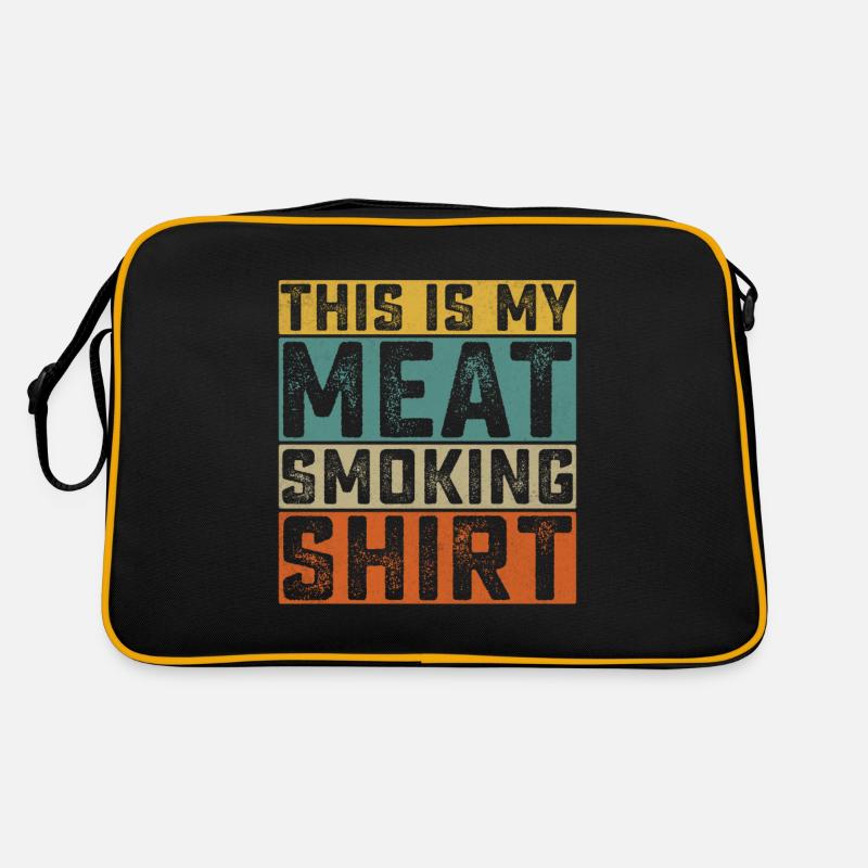 Grilling Men Cooking Hobby Chef - Retro Bag - black/gold