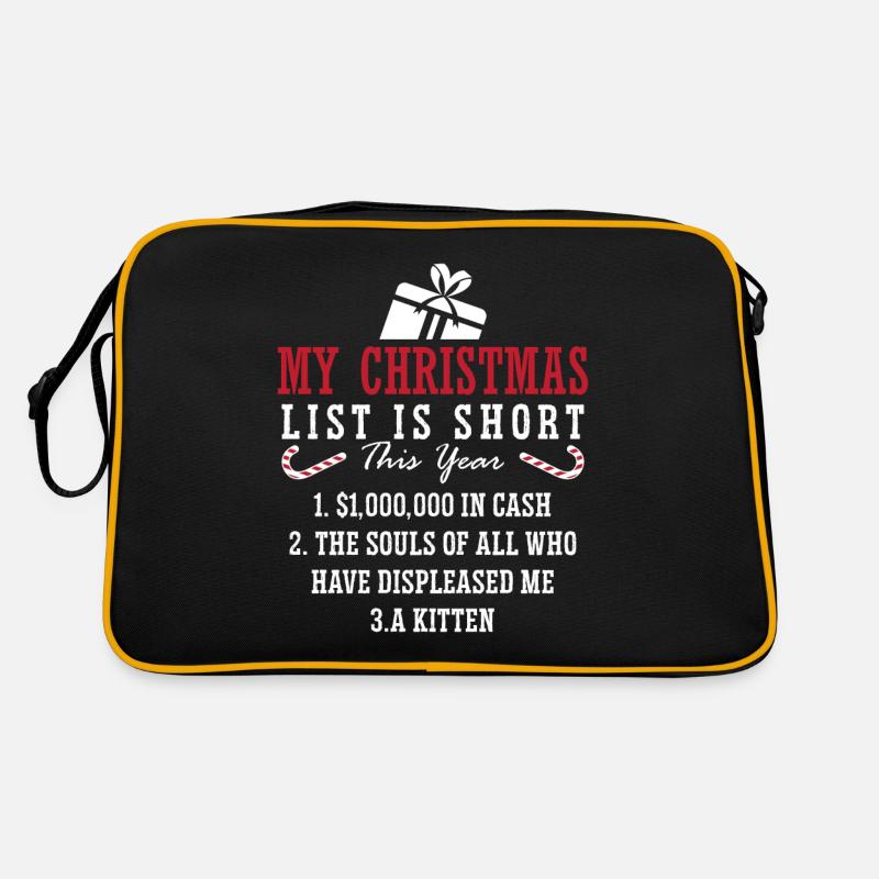 La liste de Chritma pour les amoureux des chats Sac Retro