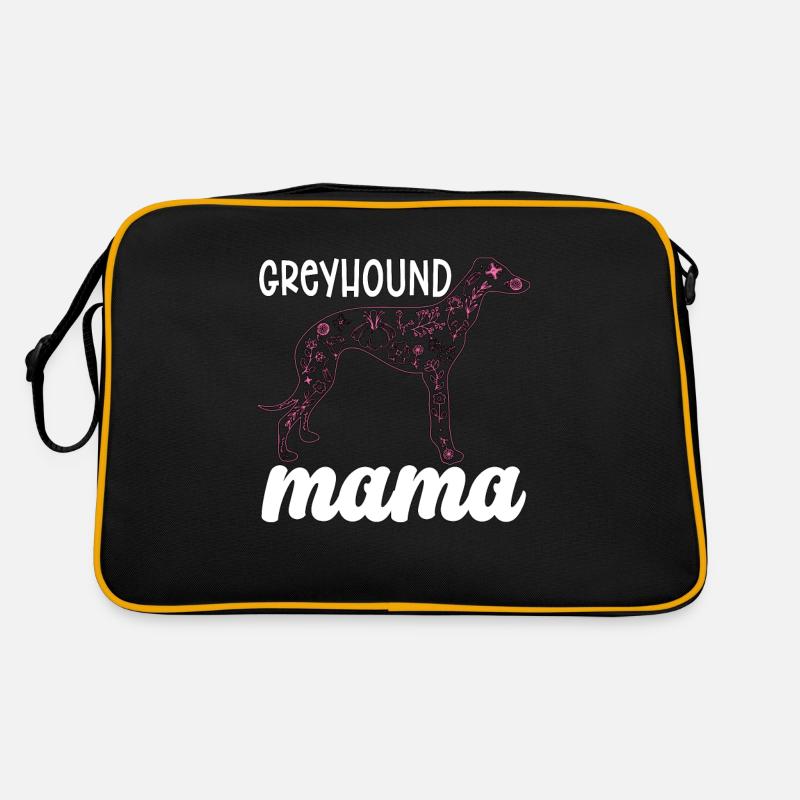 Greyhound Racing Greyhound Mama Greyhound Racer Retro Tasche