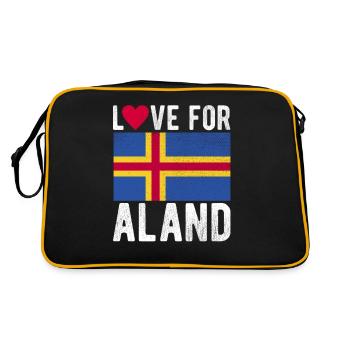 Aland Souvenir - Retro Bag - black/gold - Back
