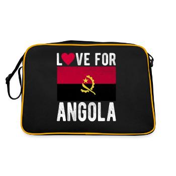 Angola Souvenir - Sac Retro - noir/or - Dos
