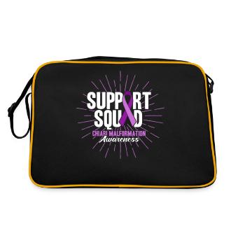 Équipe de soutien féminin - Sac Retro - noir/or - Dos
