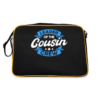 Leader Of The Cousin Crew - Retro Bag - black/gold - Back