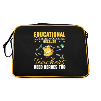 Appréciation éducative amusante pour les - Sac Retro - noir/or - Dos