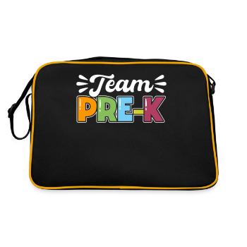 Équipe Pre K - Sac Retro - noir/or - Dos