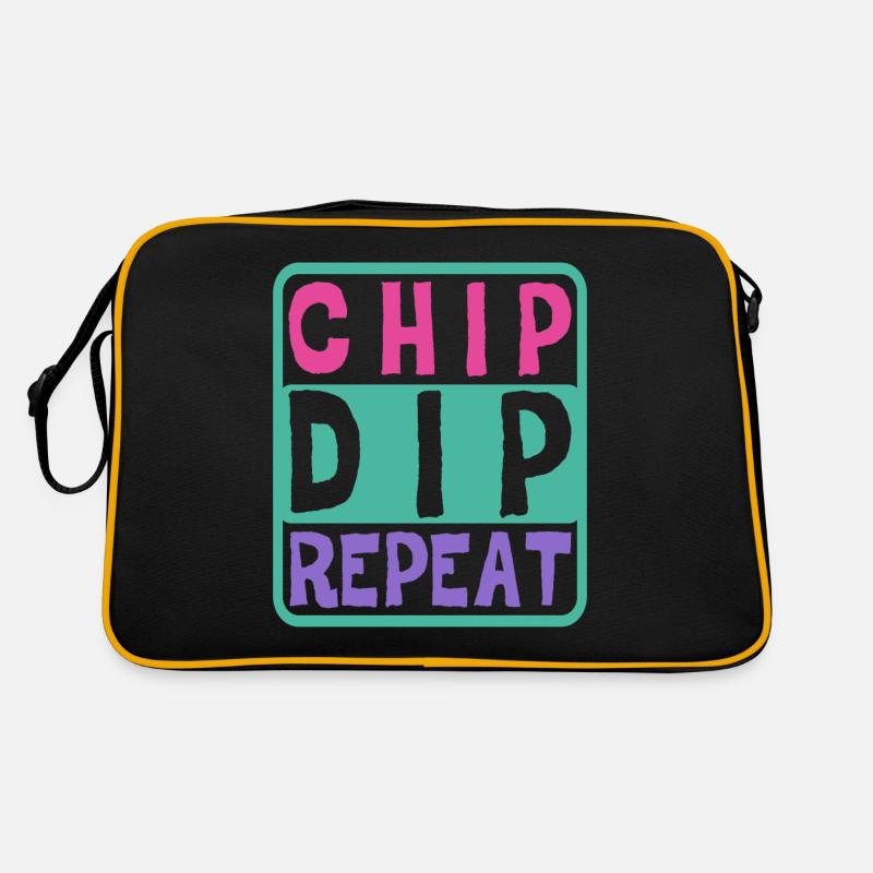 Chip Dip Repeat 7 Retro Tasche