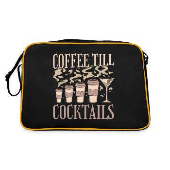 Café jusqu’à Cocktails 8 - Sac Retro - noir/or - Dos