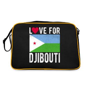 Djibouti Souvenir - Sac Retro - noir/or - Dos