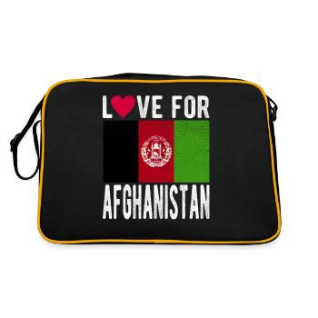 Afghanistan Souvenir - Retro Bag - black/gold - Back