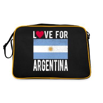 Argentine Souvenir - Sac Retro - noir/or - Dos