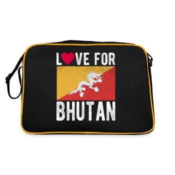 Souvenir du Bhoutan - Sac Retro - noir/or - Dos