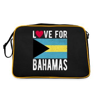 Bahamas Souvenir - Sac Retro - noir/or - Dos