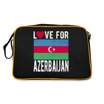 Azerbaïdjan Souvenir - Sac Retro - noir/or - Dos