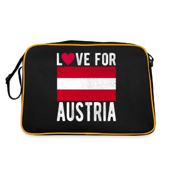 Autriche Souvenir - Sac Retro - noir/or - Dos