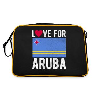 Souvenir d’Aruba - Sac Retro - noir/or - Dos