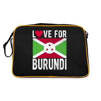 Burundi Souvenir - Sac Retro - noir/or - Dos