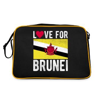 Brunei Souvenir - Sac Retro - noir/or - Dos