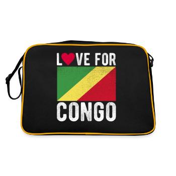 Congo Souvenir - Retro Bag - black/gold - Back