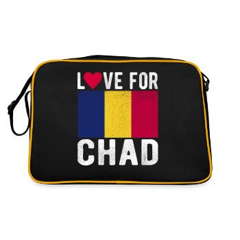 Souvenir Tchad - Sac Retro - noir/or - Dos