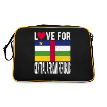 Central African Republic Souvenir - Retro Bag - black/gold - Back