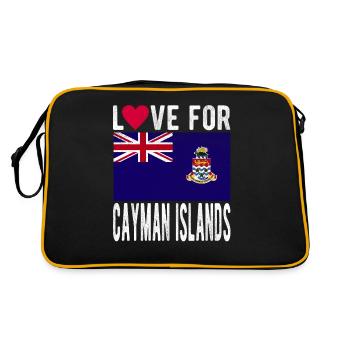 Souvenir des îles Caïmans - Sac Retro - noir/or - Dos