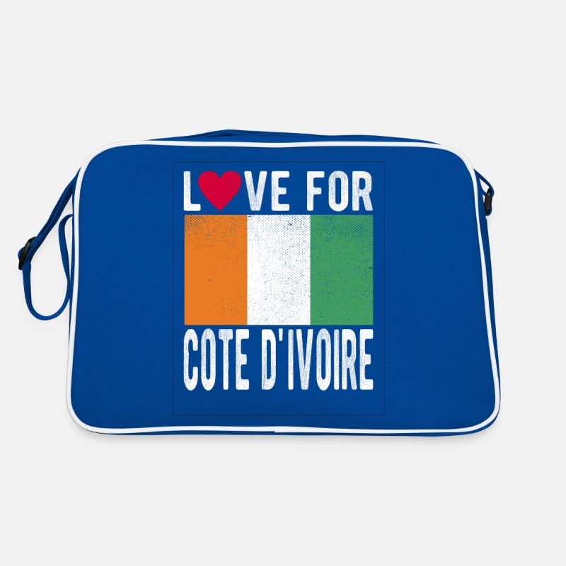 Cote D'ivoire Souvenir Retro Tasche