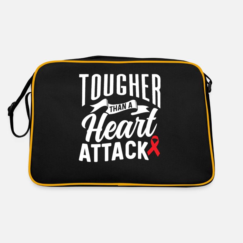 Harder than a heart attack Heart attack Heart attack Retro Bag