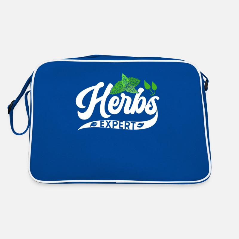 Kräuterexperte Kräutergarten Kraut Kräuter Retro Tasche