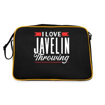 J’adore lancer le javelot lancer lancer le javelot lanceur de javelot lanceur de javelot - Sac Retro - noir/or - Dos