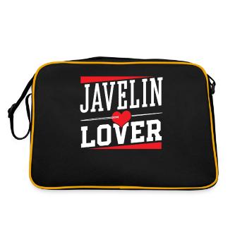 Javelin throwing lover Javelin throw Javelin thrower Javelin thrower - Retro Bag - black/gold - Back