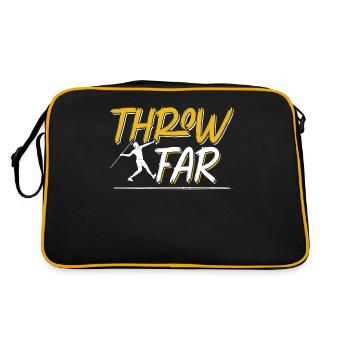 Throw Wide Javelin Throw Javelin Thrower Javelin Throw - Retro Bag - black/gold - Back