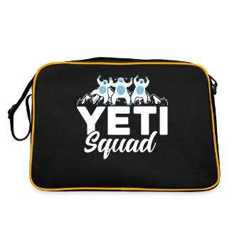 Yeti Squad - Retro Bag - black/gold - Back