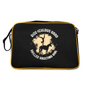 Ride Iculous Good Skilled Vaulting Girl - Sac Retro - noir/or - Dos