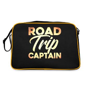 Capitaine de road trip - Sac Retro - noir/or - Dos