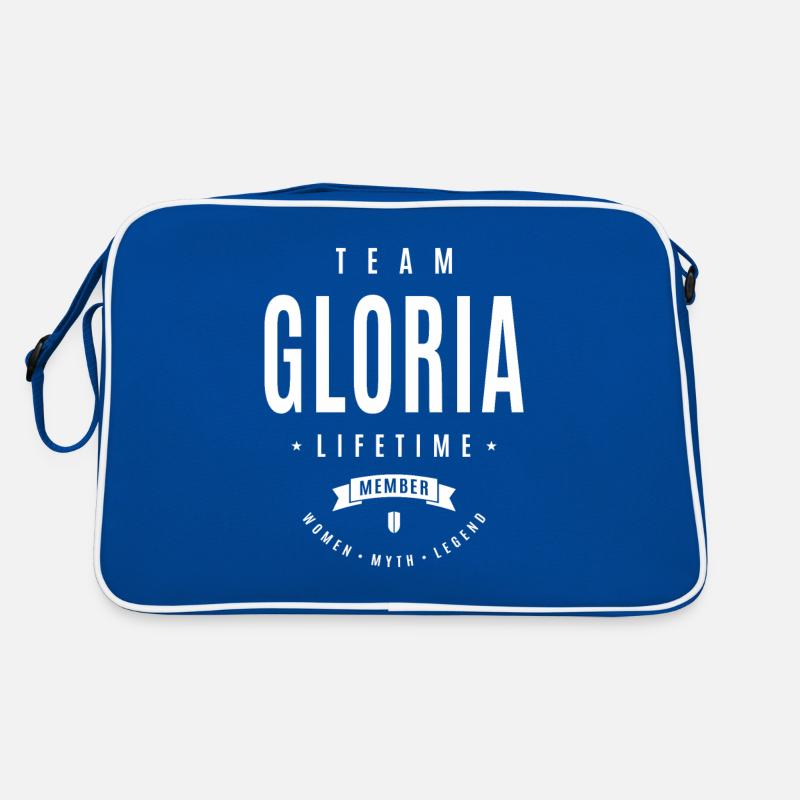 Gloria Personalized Name Retro Bag
