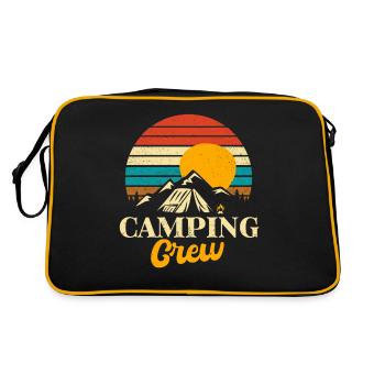 Camping Crew - Retro Bag - black/gold - Back